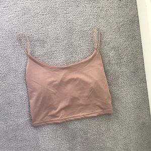 Beige crop top